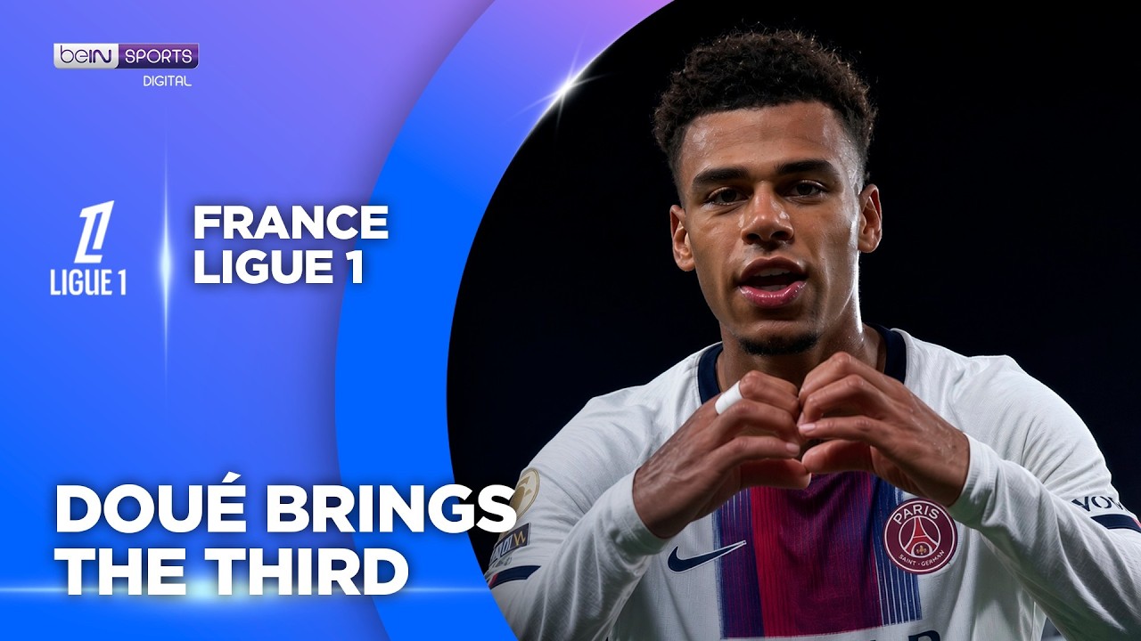 PSG's Late Goal! Désiré Doué Seals the Comeback in Stoppage Time | beIN SPORTS USA