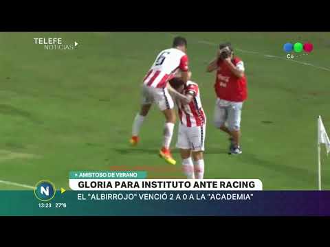 EN EL AMISTOSO DE VERANO, INSTITUTO LE GANÓ A RACING DE CÓRDOBA 2 A 0