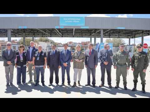 🛃 INAUGURARON LA REMODELACIÓN Y MODERNIZACIÓN TECNOLÓGICA DEL PUENTE INTERNACIONAL DE LA QUIACA