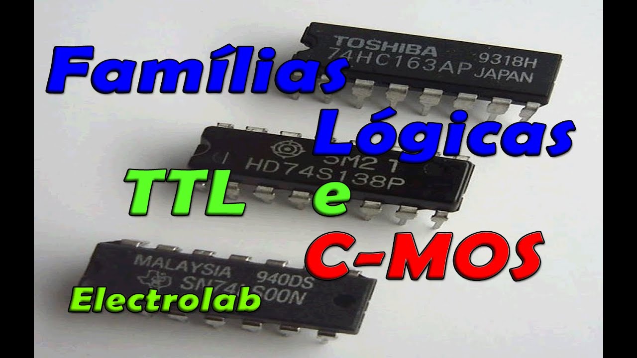 TTL e C-MOS - Famílias Lógicas - Principais características