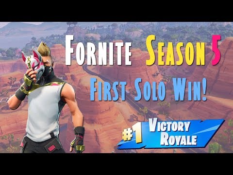 FIRST Solo Win In Fortnite Season 5