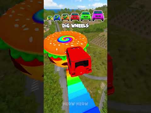 Mercedes G-Wagon Big & Small vs Burger Float Portal ! 🚗