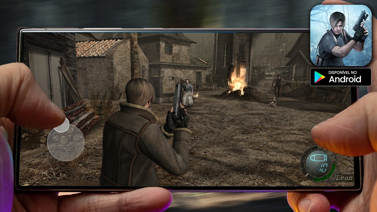 SAIU! RESIDENT EVIL 4 para Android [RECOMP] - PRIMEIRA GAMEPLAY