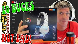 $20 Gaming Headset is Better Than Expected! Nivava K12