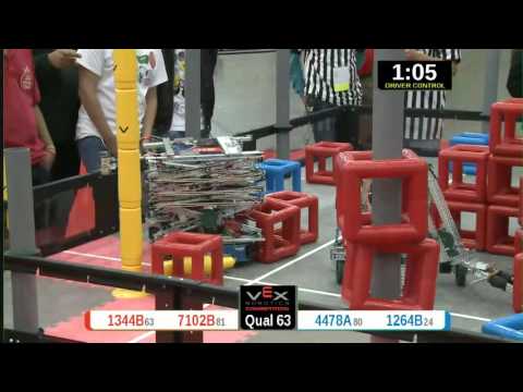 2015 VRC Math Q63 - 1344B 7102B vs 4478A 1264B - 43 to 58 - VEX Worlds 2015 - Math Division
