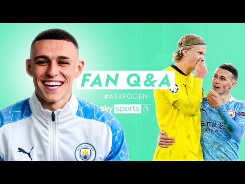Phil Foden reveals what he REALLY said to Erling Haaland | Fan Q&A with Phil Foden 