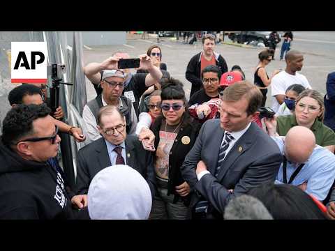 Goldman and Nadler enter ICE facility in New Jersey amid protests