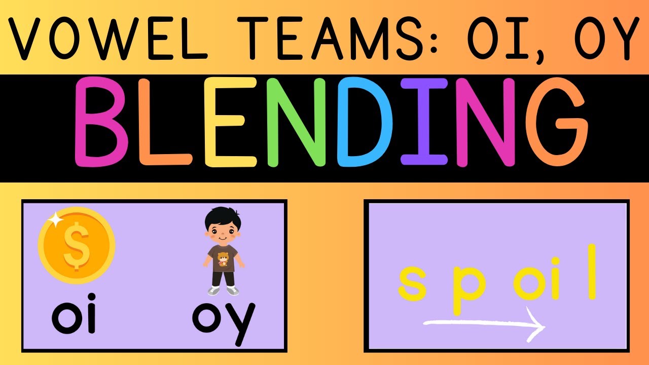 Let's Learn Blending Vowel Teams: OI, OY