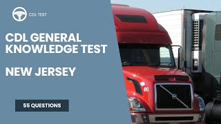 NJ CDL General Knowledge Test ‐ Questions and Answers2026