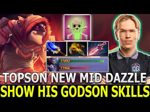 TOPSON [Dazzle] | Show His Godson Skills | New Best Mid Hero | Dota 2 | Pro Gameplay | Highlights
