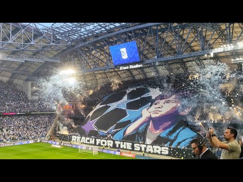 Oprawa i hymn mistrza Polski | Lech – Crvena (6.08.2025)