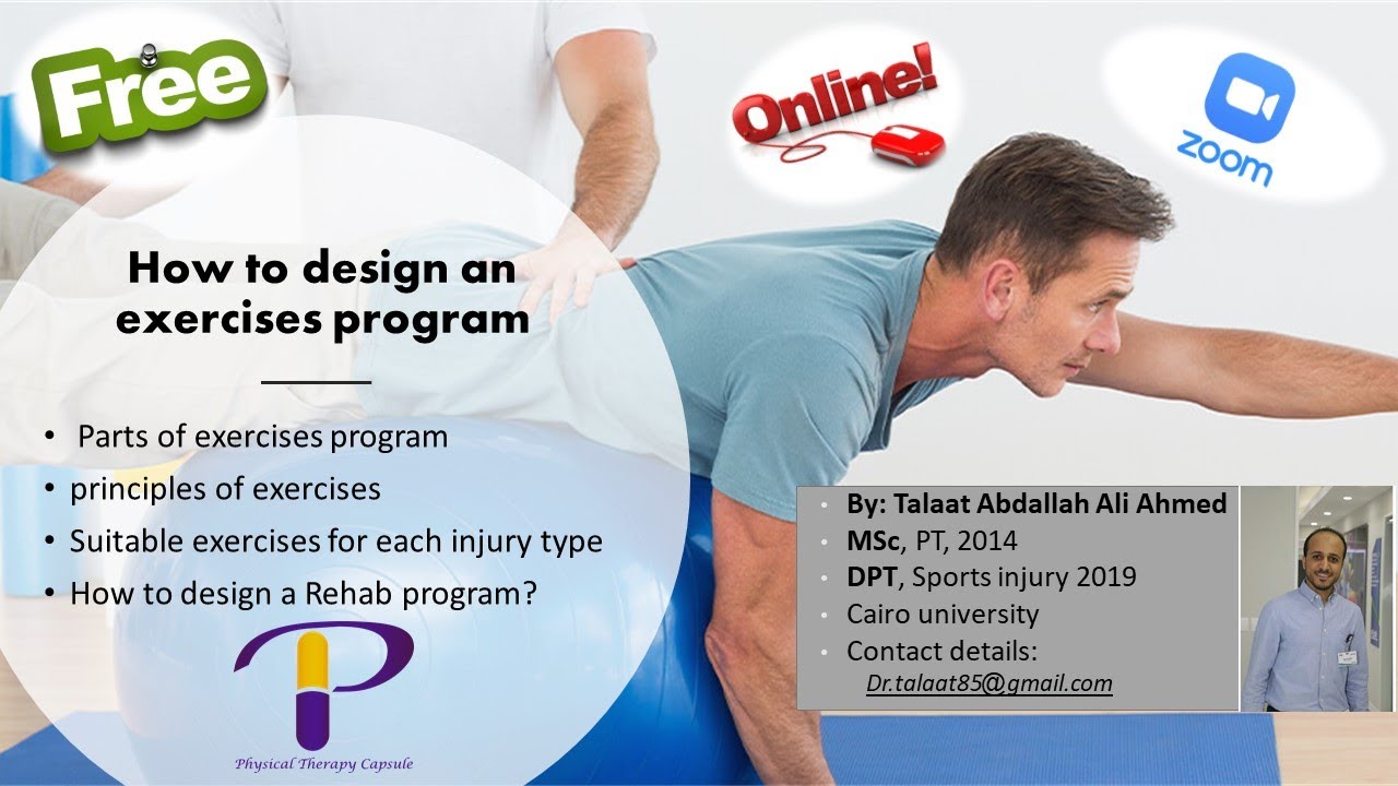 1- How to design an exercise program? (lecture 1) (part 1)