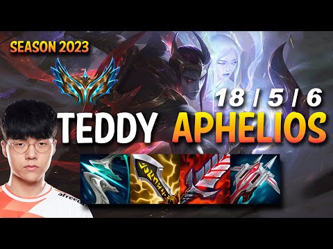 Teddy APHELIOS vs JINX ADC - KR Ranked