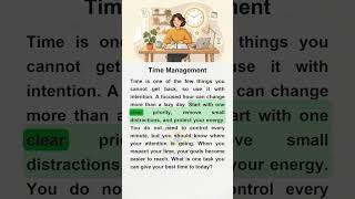Time Management #shortsvideo
