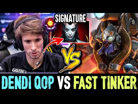Dendi Signature Qop vs Crazy Fast Tinker Supream^ - Signature Hero Mid Battle