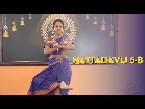 Nattadavu 5-8 | Adavu Series | Bharathanatyam | Practice session | Nritya Shastra | Udumalpet