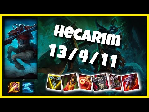 Hecarim vs Kayn NA Challenger JUNGLE (13/4/11) - v11.1