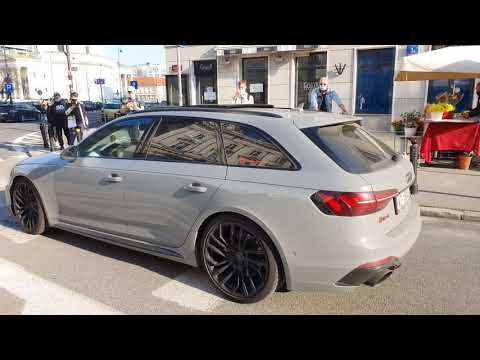 Audi RS4 Avant B9 2020 Sound In Warsaw