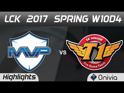 MVP vs SKT Highlights Game 2 LCK Spring 2017 W10D4 MVP vs SK Telecom T1