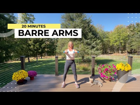 20 Minute Arm Toning Workout - No Equipment - Barre Inspired