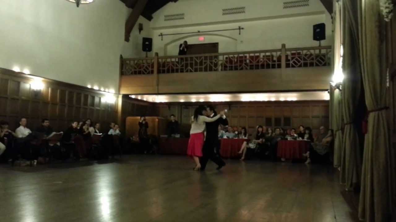 David Chiu and Noriko Tanada at Cal Tech Milonga 2013 "Remembranzas"