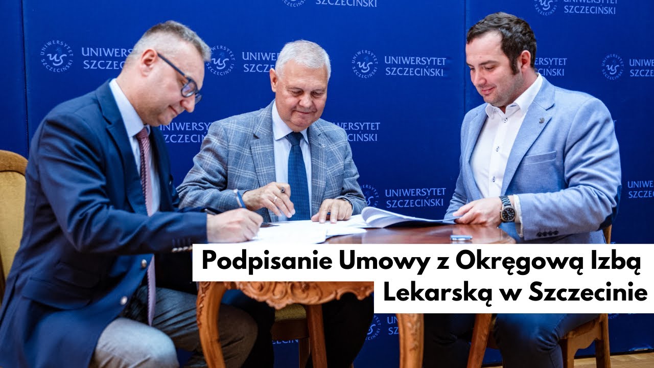 Podpisanie Umowy z Okręgową Izbą Lekarską w Szczecinie