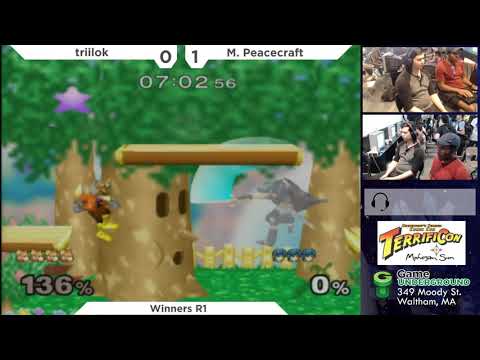 Mass Madness 28 SSBM - trilok (Fox) vs. M. Peacecraft (Marth) - Melee WR2