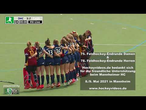 1. Halbfinale 75. DM Feld Damen: Düsseldorfer HC vs. Club an der Alster 08.05.2021 Highlights