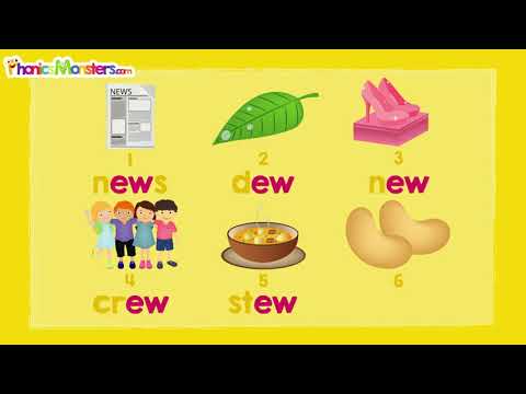 Level 3 - Video 7.4 Practice /ew/ ~ PhonicsMonsters.com