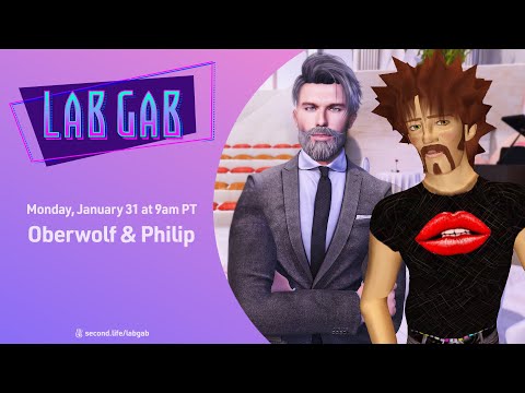 Second Life's Lab Gab - Oberwolf and Philip