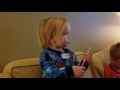Weesie Singing To Yo Gabba Gabba And Eating Yogurt