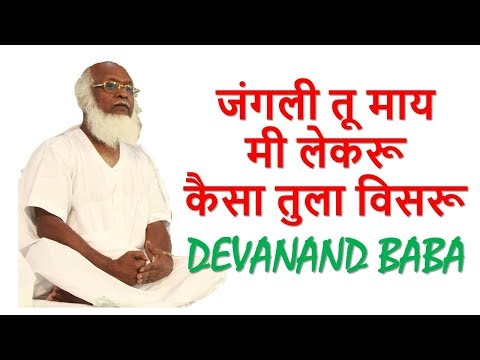 जंगली तू माय मी लेकरू, कैसा तुला विसरू - संत देवानंद महाराज || Atma Malik Dhyanpeth