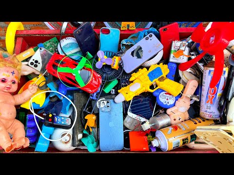 Breaking and opening toys and dc motor fan 🔫🤖🛠📠 // Working Testing toys🏍️🔫