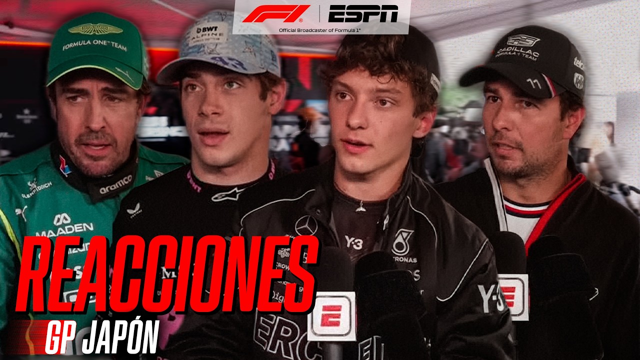 COLAPINTO FRUSTRADO, VERSTAPPEN FURIOSO Y LA ALEGRÍA DE ANTONELLI | DECLARACIONES | GP JAPÓN