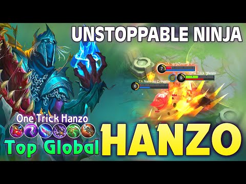 Hanzo Unstoppable Ninja Legendary Build! Top Global Hanzo by One Trick Hanzo ~ MLBB