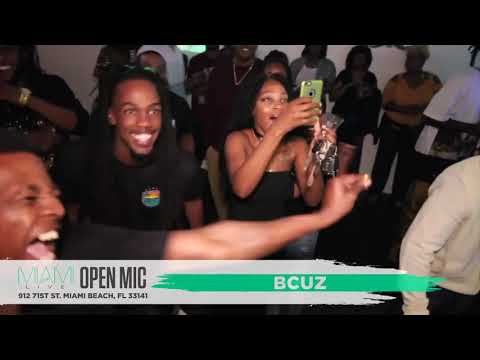 Bcuz Performs at Miami LIVE Open Mic Saturday 1/26/19 - DJ Killa K
