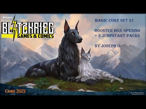 Magic Core Set 21 Box Opening by Joseph G. Plus 2 Jumpstart packs as Buy-a-Box