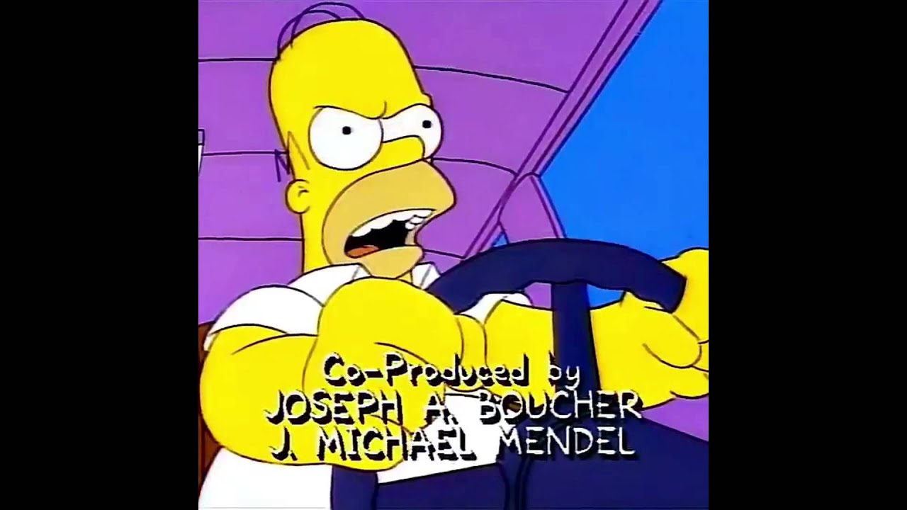 That trampoline is mine! - The Simpsons