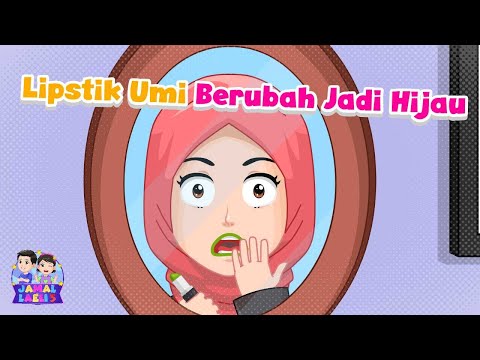 Lipstik Umi Berubah Jadi Hijau - Jamal Laeli Series Official #animationmeme #jamallaeliseries