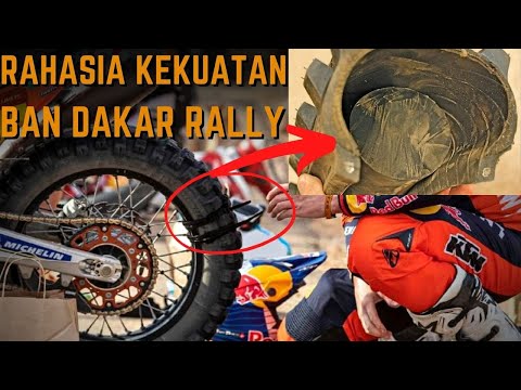 RAHASIA BAN DALAM MOTOR DAKAR RALLY BISA KUAT | BIB MOUSSE TIRE