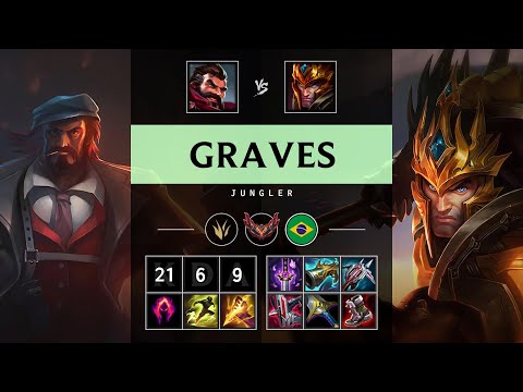 Graves Jungle vs Jarvan IV - BR Grandmaster Patch 25.07