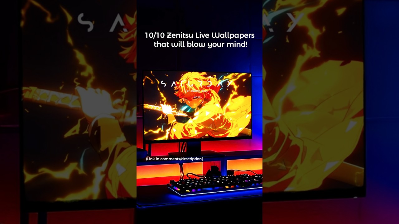 10/10 Zenitsu Live Wallpapers that will blow your mind | Free to Download | #zenitsu #demonslayer