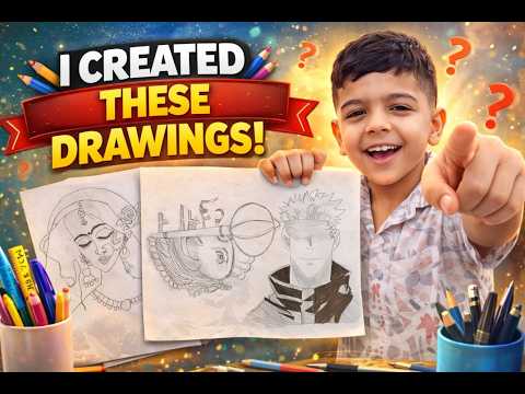 Showing All My Drawings 🎨 | My Drawing Collection | The Praneel Show