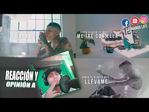 REACCION A 12. Santa Fe Klan - Se Acabó /  7. Tornillo - Me Iré Con Ella / 5. Reik - Llévame