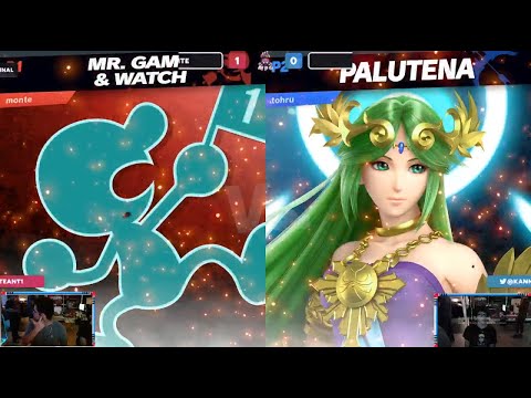 BYOG #66 | Monte (Mr. Game & Watch) Vs. Tohru (Palutena) | Top 8 Losers Semi-Final