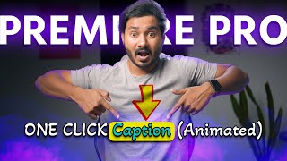One Click Animated Caption in Premiere Pro using Brevidy Plugin