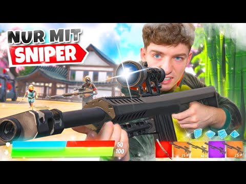 Die NUR SNIPER Challenge in FORTNITE! 🔥😈