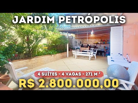 Vídeo do imóvel — Sobrado no Jardim Petrópolis,  410 mts de Conforto, espaço e muito verde.