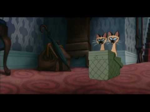 La Dama y el Vagabundo: Los gatitos siameses