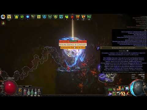 POE 3.20  Spectral Shield Throw Deadeye - Elemental Convert - Daily Mapping